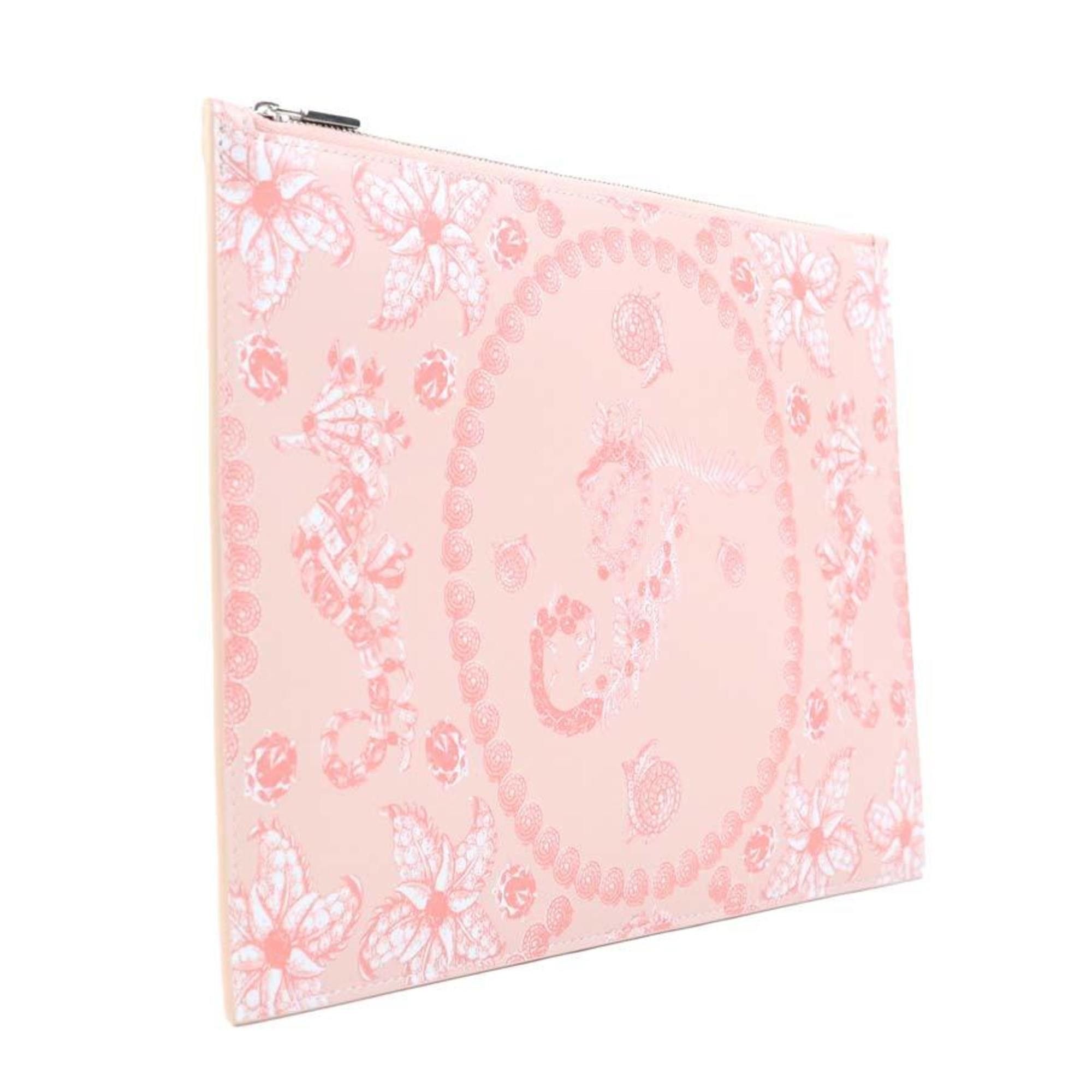 Tiffany & Co. Tiffany & Co. Clutch Bag, Leather, Pink, Women's, h31812a Size ONE SIZE - 2 Thumbnail