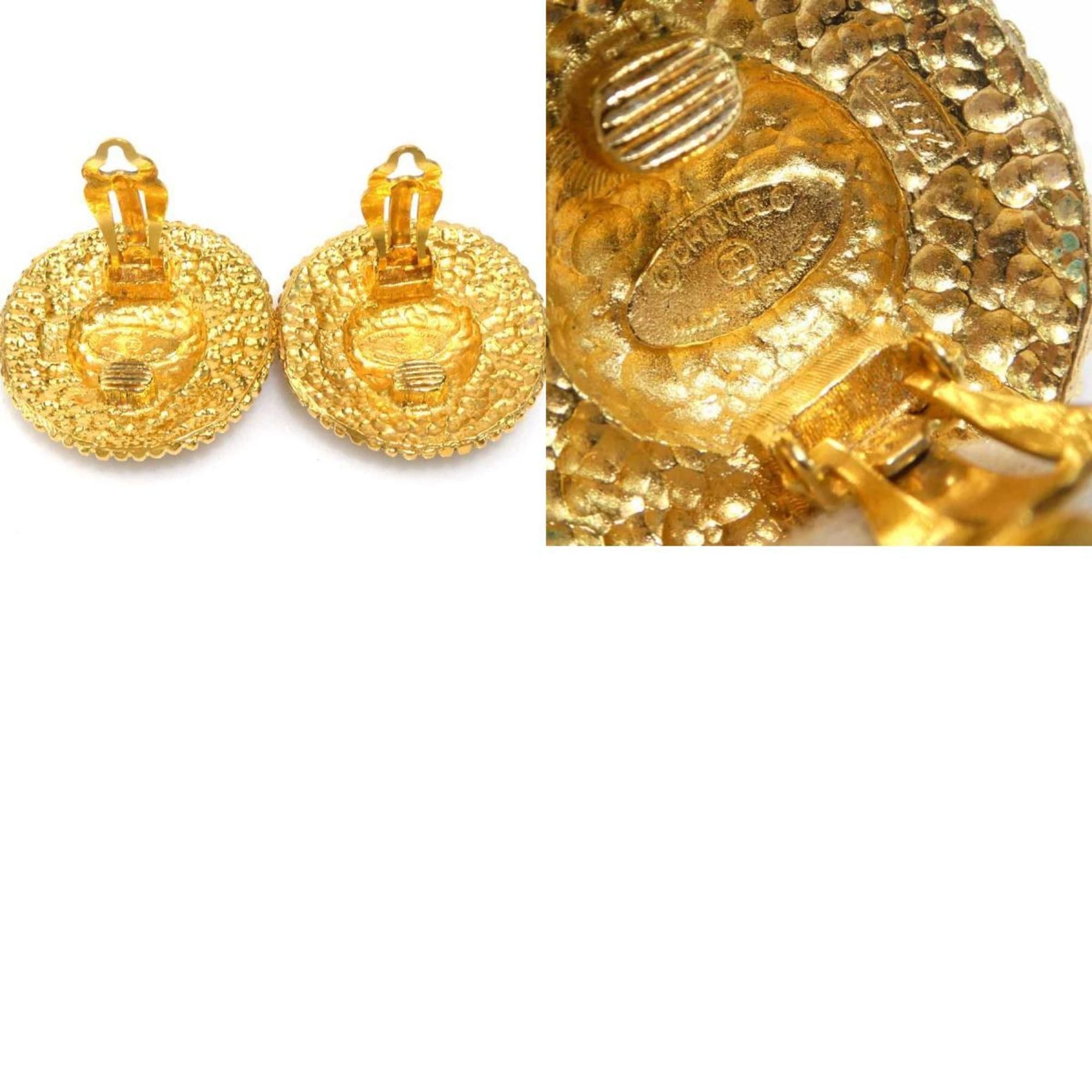 Chanel CHANEL Metal Gold Earrings for Women e61285a Size ONE SIZE - 5 Thumbnail