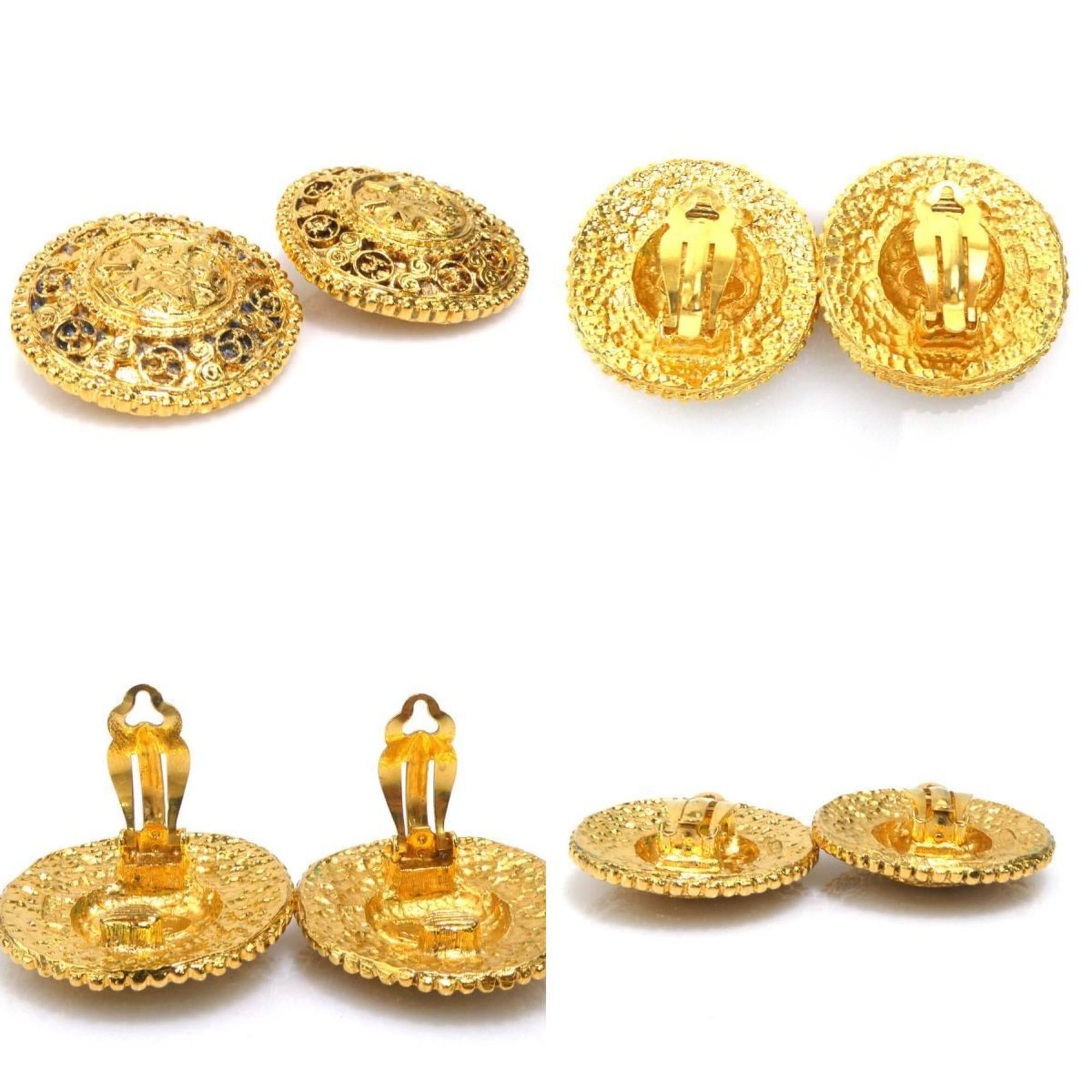 Chanel CHANEL Metal Gold Earrings for Women e61285a Size ONE SIZE - 4 Thumbnail
