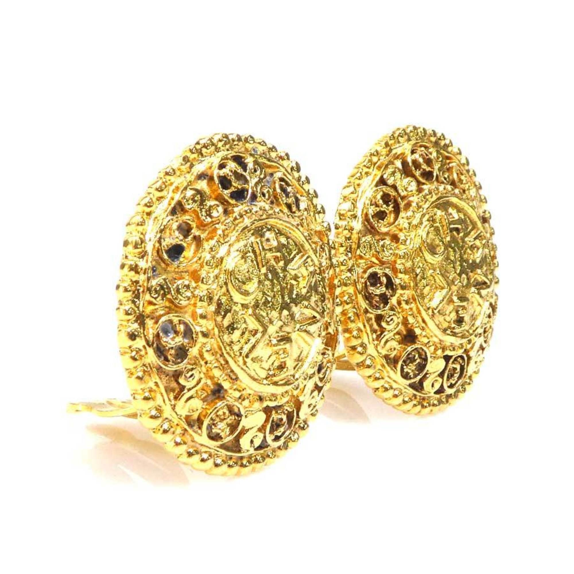 Chanel CHANEL Metal Gold Earrings for Women e61285a Size ONE SIZE - 2 Thumbnail