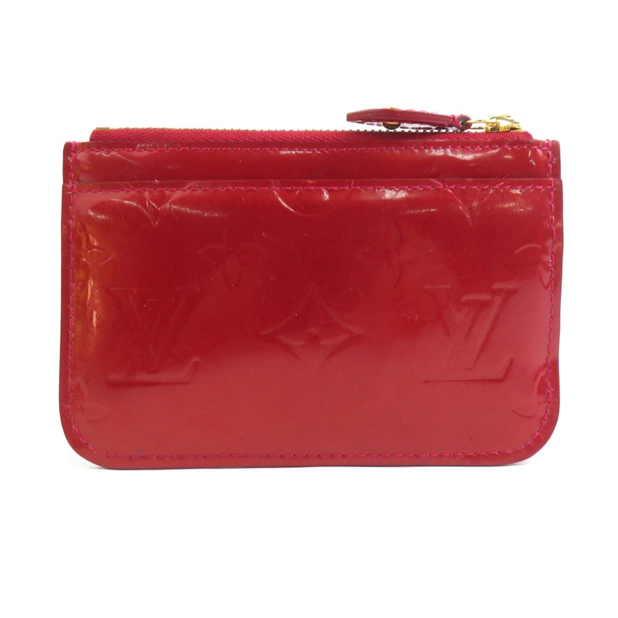 Louis Vuitton Louis Vuitton Monogram Vernis Key Case, Pochette, NM, Patent Leather, Dark Red, Gold, Women's, M93559 e61296a Size ONE SIZE - 2 Thumbnail
