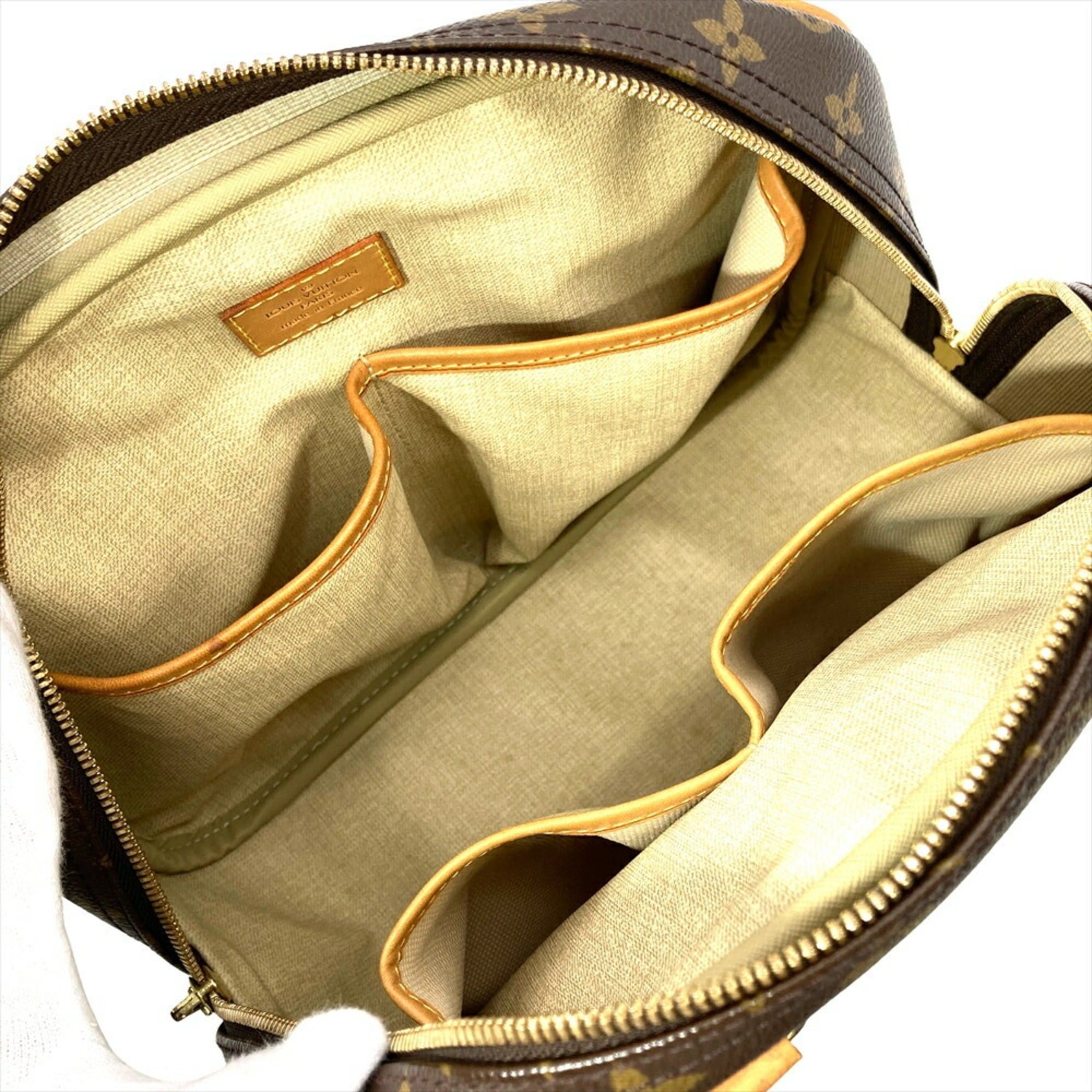 Louis Vuitton Louis Vuitton Trouville Handbag Monogram Canvas M42228 Brown MI0025 Women's Size ONE SIZE - 7 Thumbnail