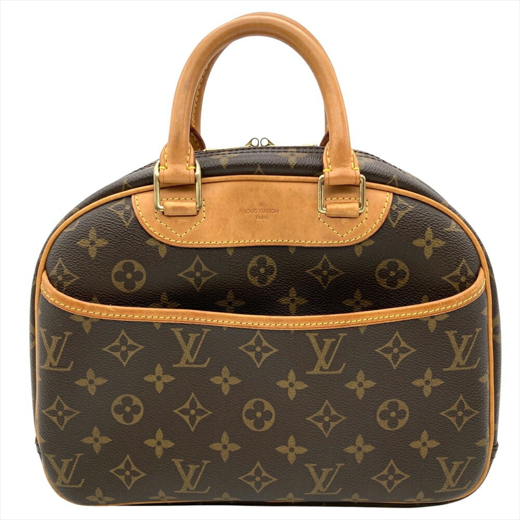 Louis Vuitton Louis Vuitton Trouville Handbag Monogram Canvas M42228 Brown MI0025 Women's Size ONE SIZE - 2 Thumbnail