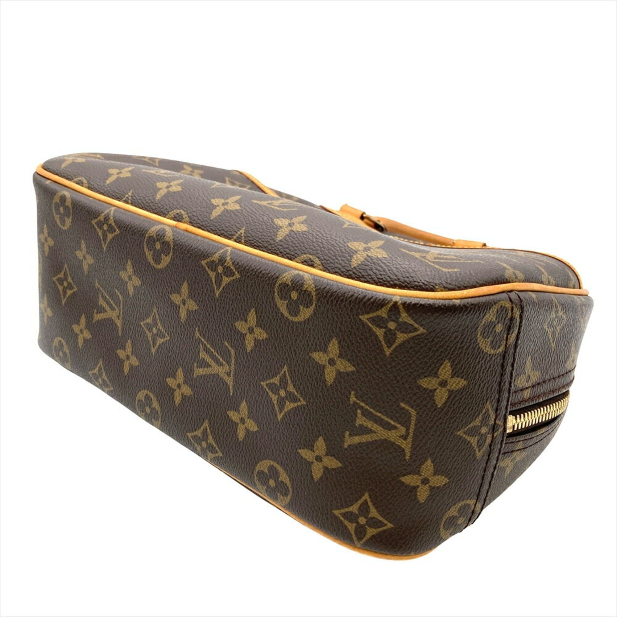 Louis Vuitton Louis Vuitton Trouville Handbag Monogram Canvas M42228 Brown MI0025 Women's Size ONE SIZE - 5 Thumbnail