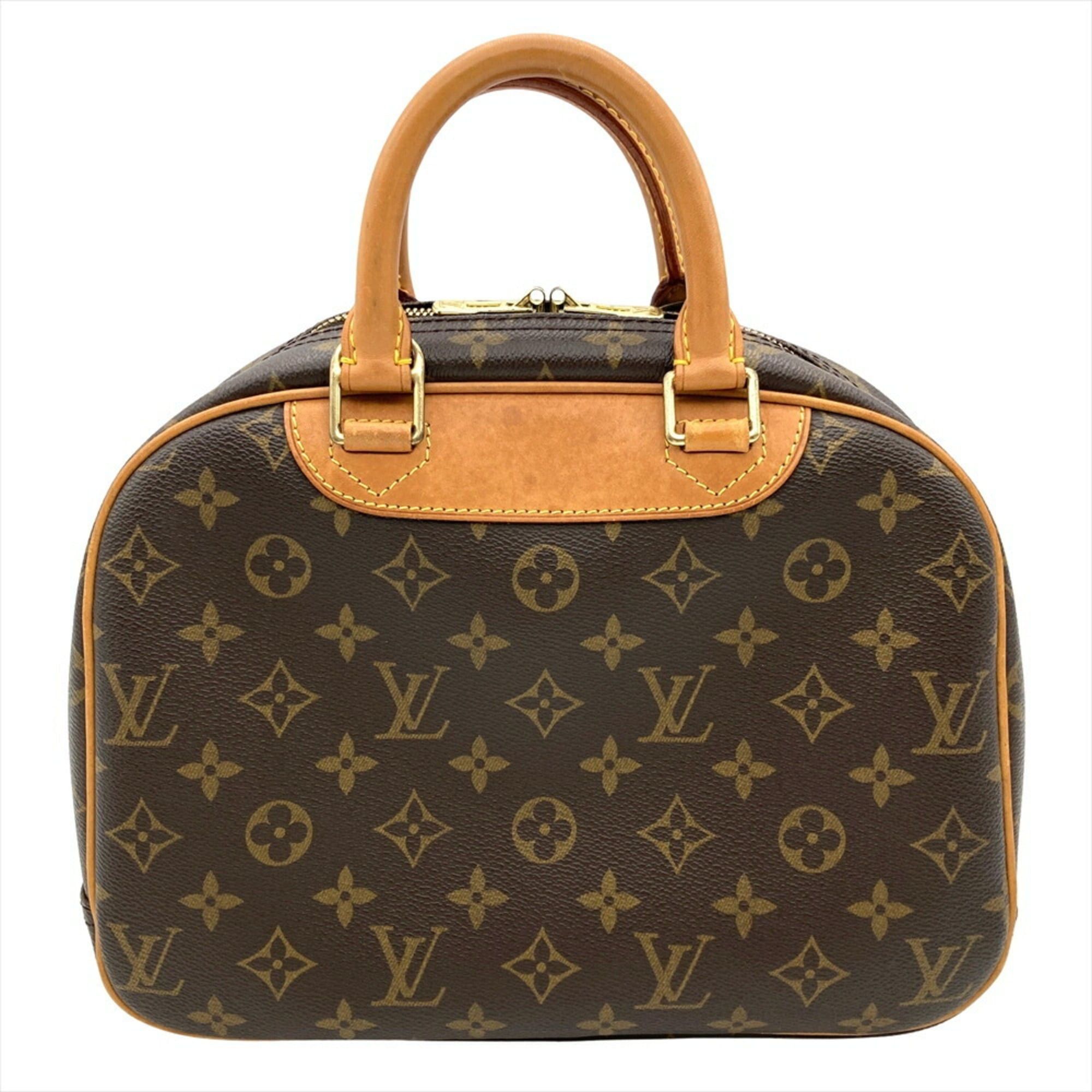 Louis Vuitton Louis Vuitton Trouville Handbag Monogram Canvas M42228 Brown MI0025 Women's Size ONE SIZE - 4 Thumbnail