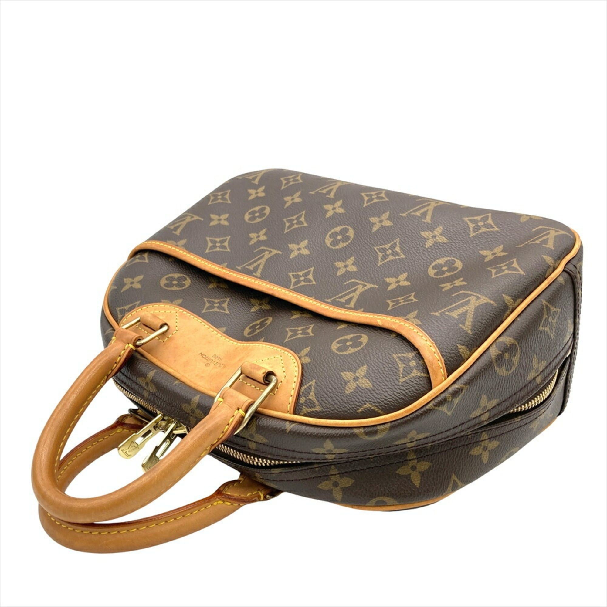 Louis Vuitton Louis Vuitton Trouville Handbag Monogram Canvas M42228 Brown MI0025 Women's Size ONE SIZE - 6 Thumbnail
