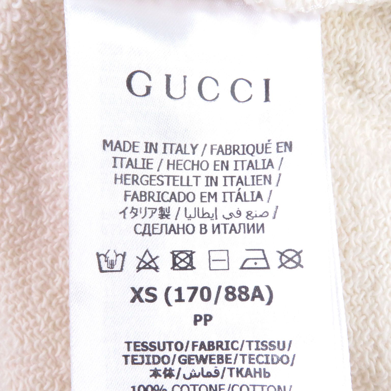Gucci Gucci Gucci Felted sweatshirt Cotton Sweatshirt Textile Sweatshirts & Hoodies 721427 DUTY FREE for USA Size ONE SIZE - 6 Thumbnail