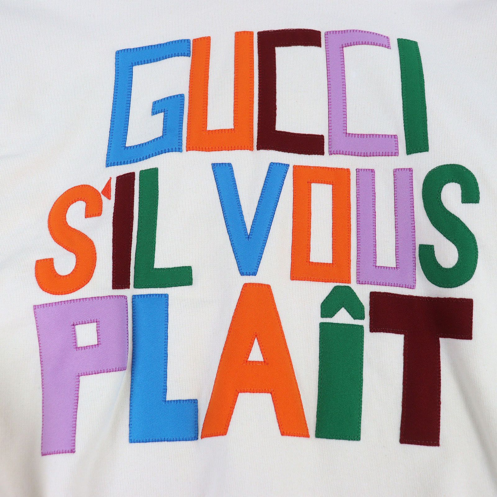 Gucci Gucci Gucci Felted sweatshirt Cotton Sweatshirt Textile Sweatshirts & Hoodies 721427 DUTY FREE for USA Size ONE SIZE - 4 Thumbnail