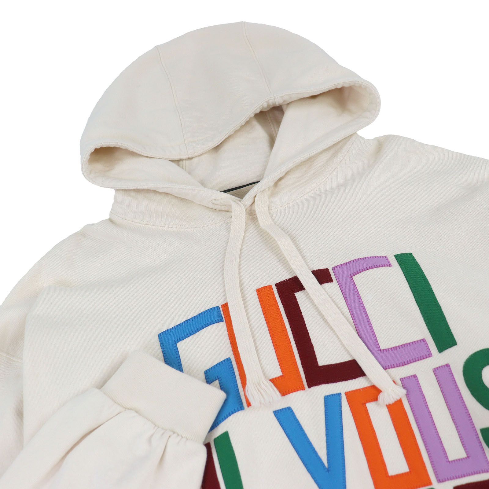 Gucci Gucci Gucci Felted sweatshirt Cotton Sweatshirt Textile Sweatshirts & Hoodies 721427 DUTY FREE for USA Size ONE SIZE - 2 Thumbnail