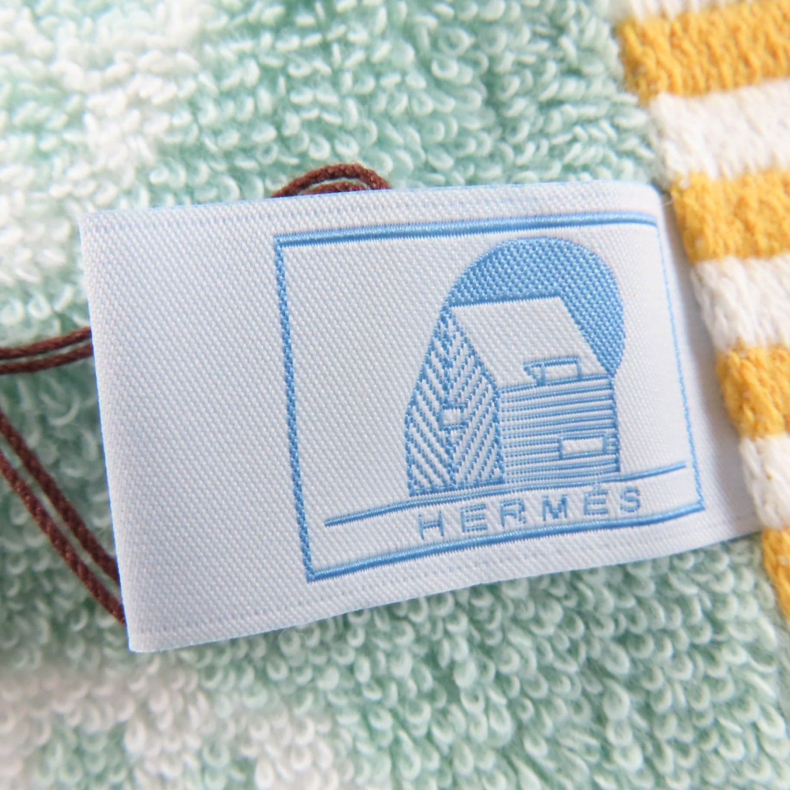 Hermes Hermes Hermes Cotton Towel Bag Towel Textile Other DUTY FREE for USA Size ONE SIZE - 5 Thumbnail