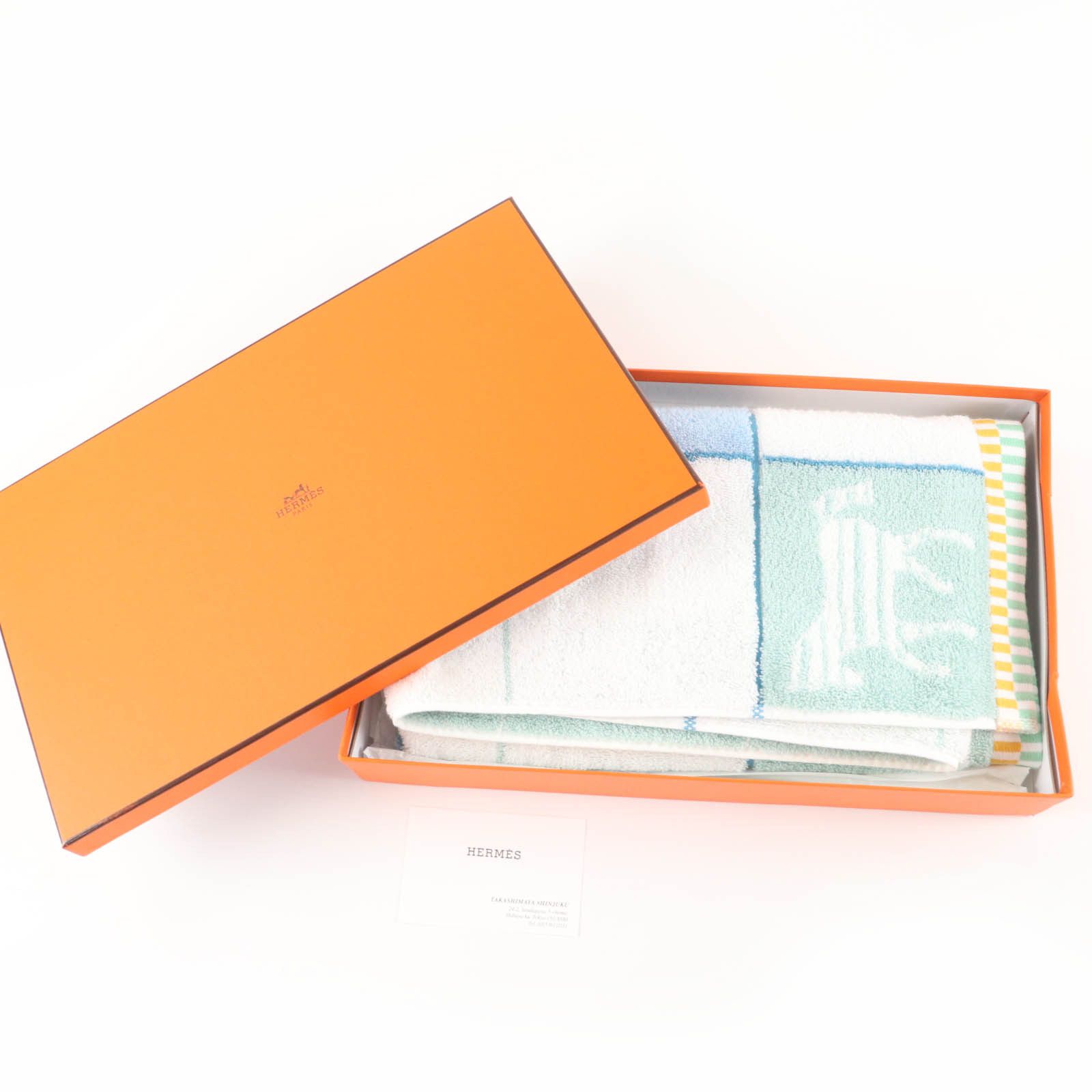 Hermes Hermes Hermes Cotton Towel Bag Towel Textile Other DUTY FREE for USA Size ONE SIZE - 2 Thumbnail