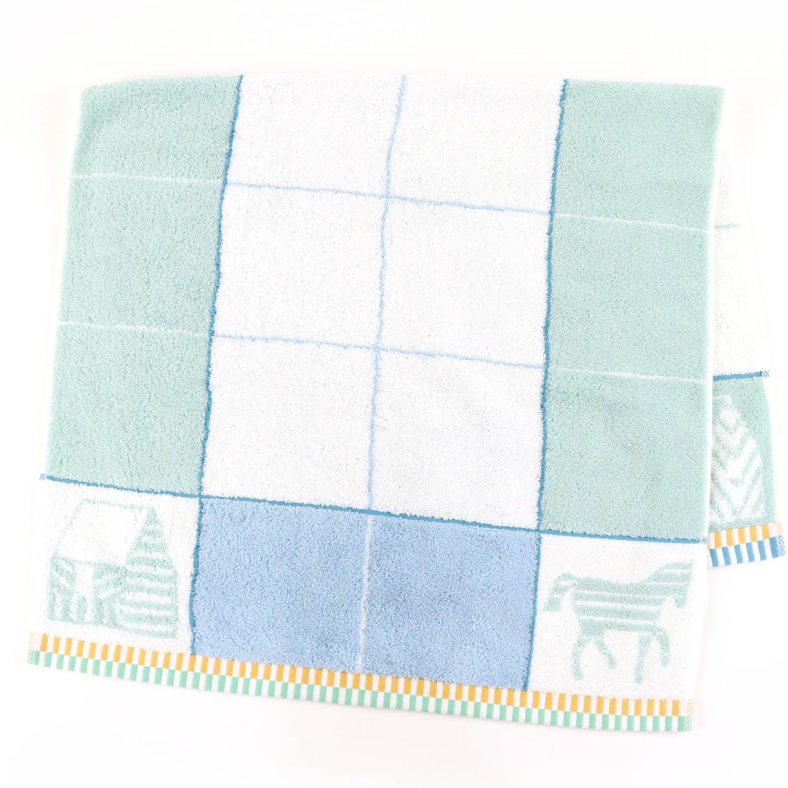 Hermes Hermes Hermes Cotton Towel Bag Towel Textile Other DUTY FREE for USA Size ONE SIZE - 4 Thumbnail