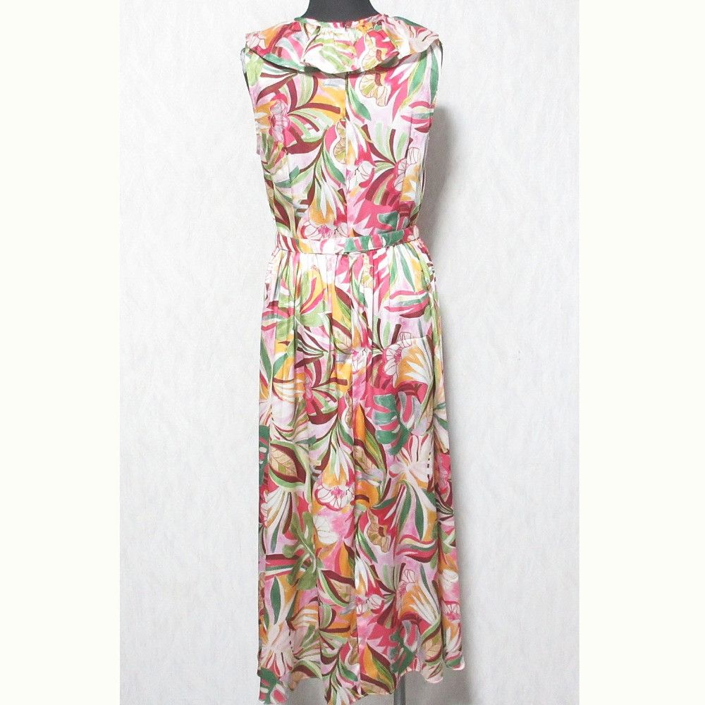 Other Other GRACE CONTINENTAL Leaf Print Dress Others Dresses 0124231015 DUTY FREE for USA Size ONE SIZE - 2 Thumbnail