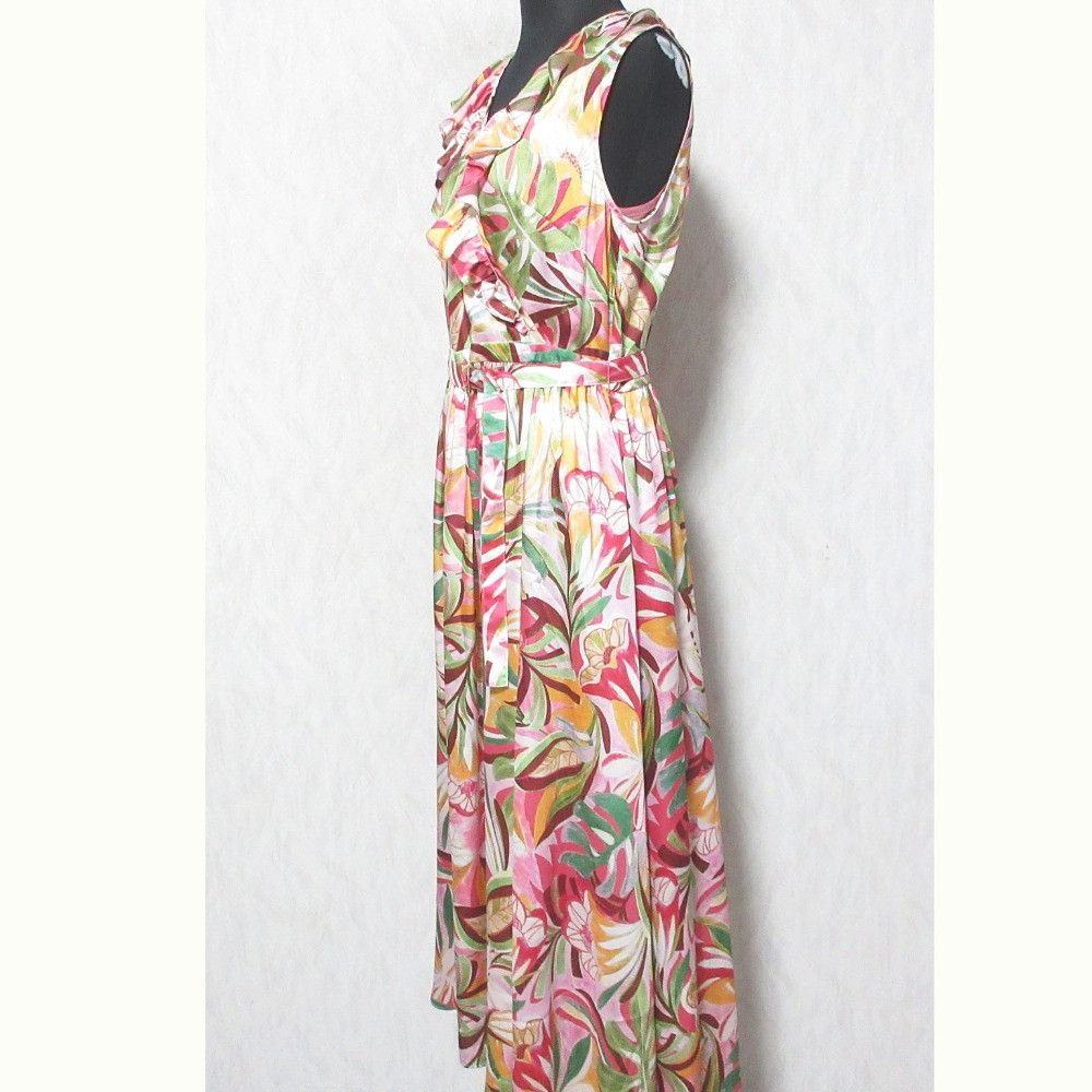 Other Other GRACE CONTINENTAL Leaf Print Dress Others Dresses 0124231015 DUTY FREE for USA Size ONE SIZE - 3 Thumbnail