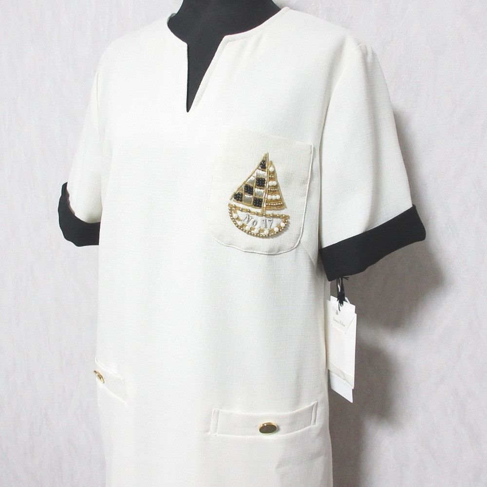 Other Other Grace Class Bijou Emblem Dress Cotton Dresses 0224231034 DUTY FREE for USA Size ONE SIZE - 4 Thumbnail