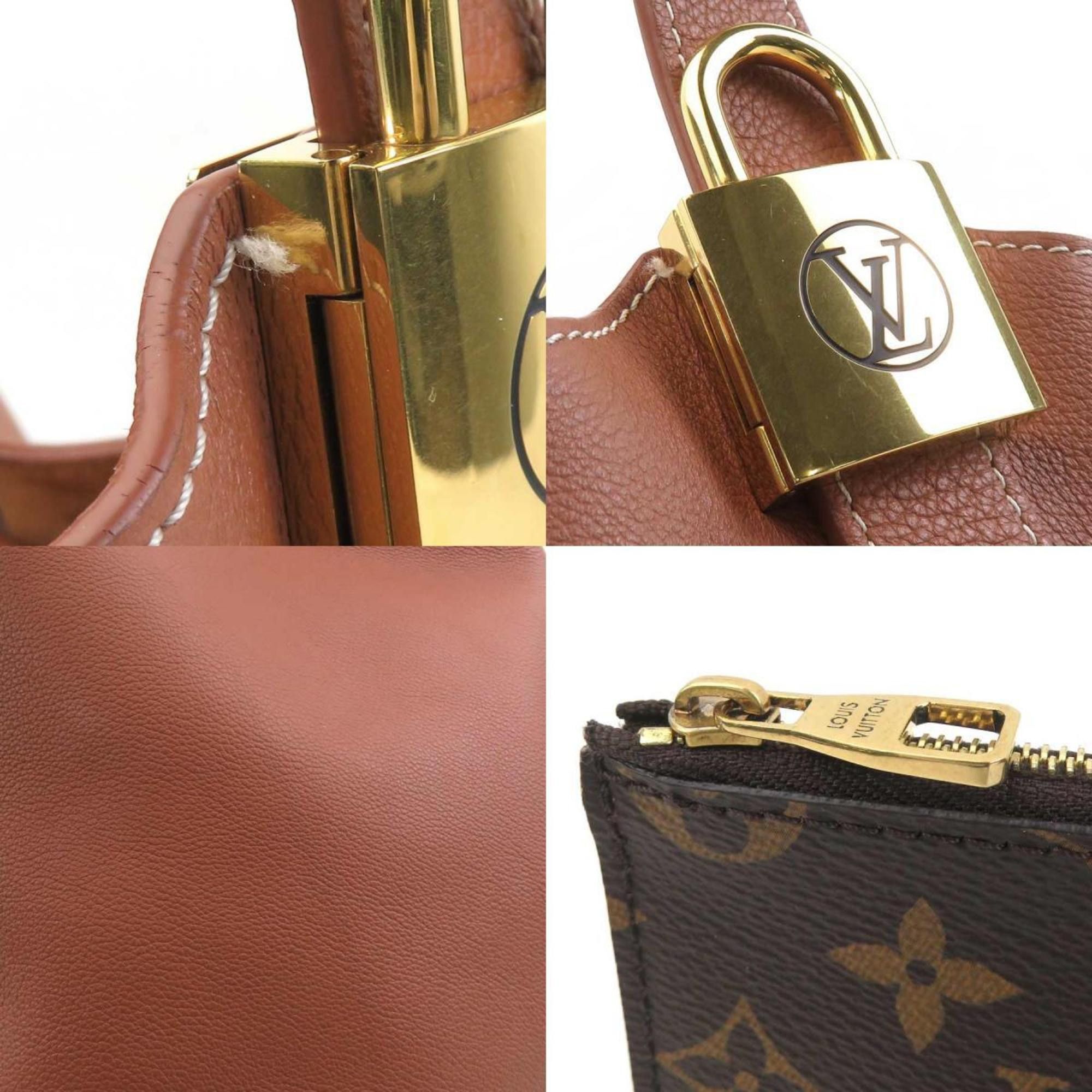 Louis Vuitton Louis Vuitton Lowkey Hobo PM Shoulder Bag in Cognac Leather, Women's, M25354 90221k Size ONE SIZE - 4 Thumbnail
