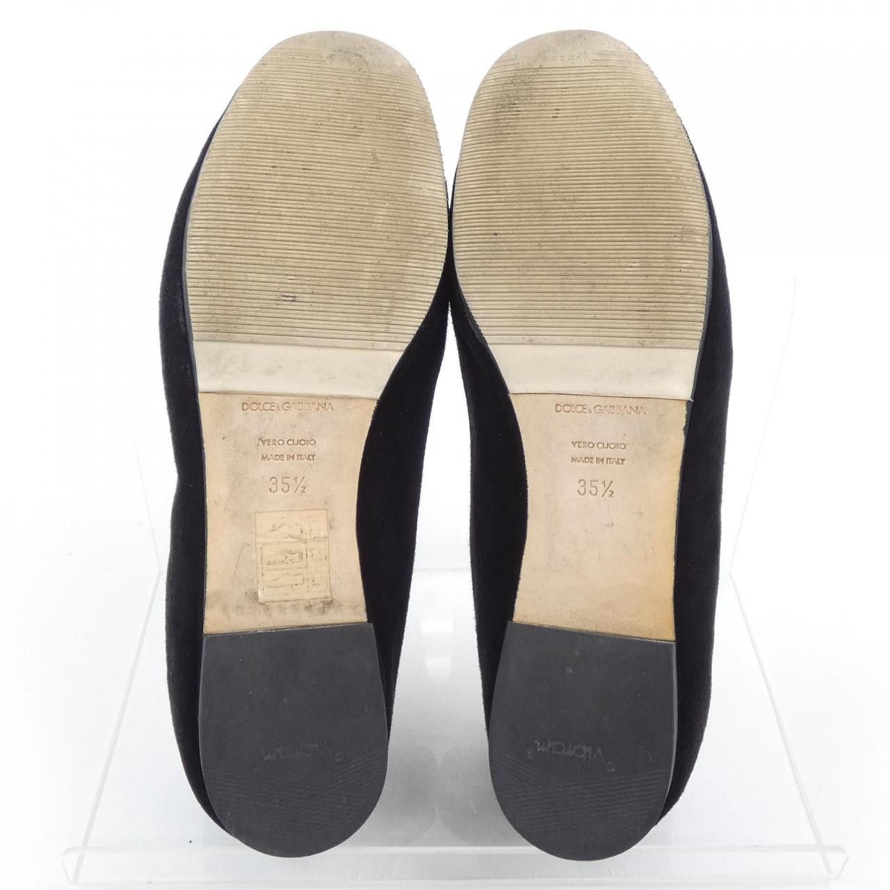 Dolce & Gabbana Dolce & Gabbana Dolce&Gabbana Flat Shoes Leather Shoes 15202 DUTY FREE for USA Size ONE SIZE - 4 Thumbnail