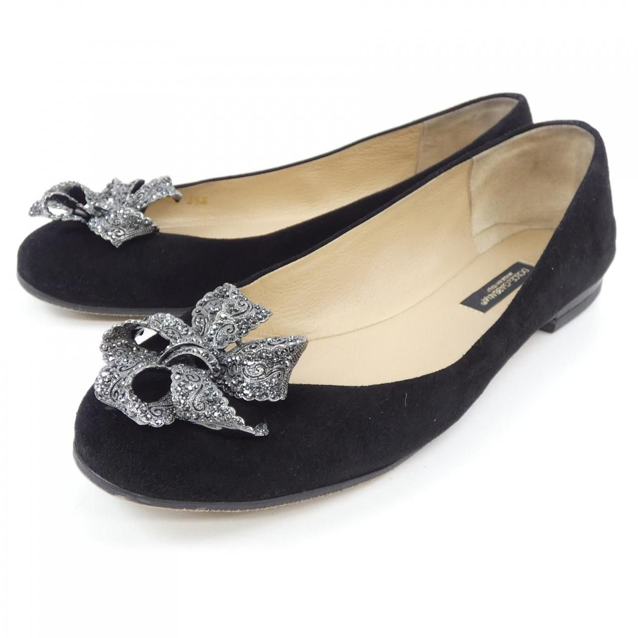 Dolce & Gabbana Dolce & Gabbana Dolce&Gabbana Flat Shoes Leather Shoes 15202 DUTY FREE for USA Size ONE SIZE - 3 Thumbnail