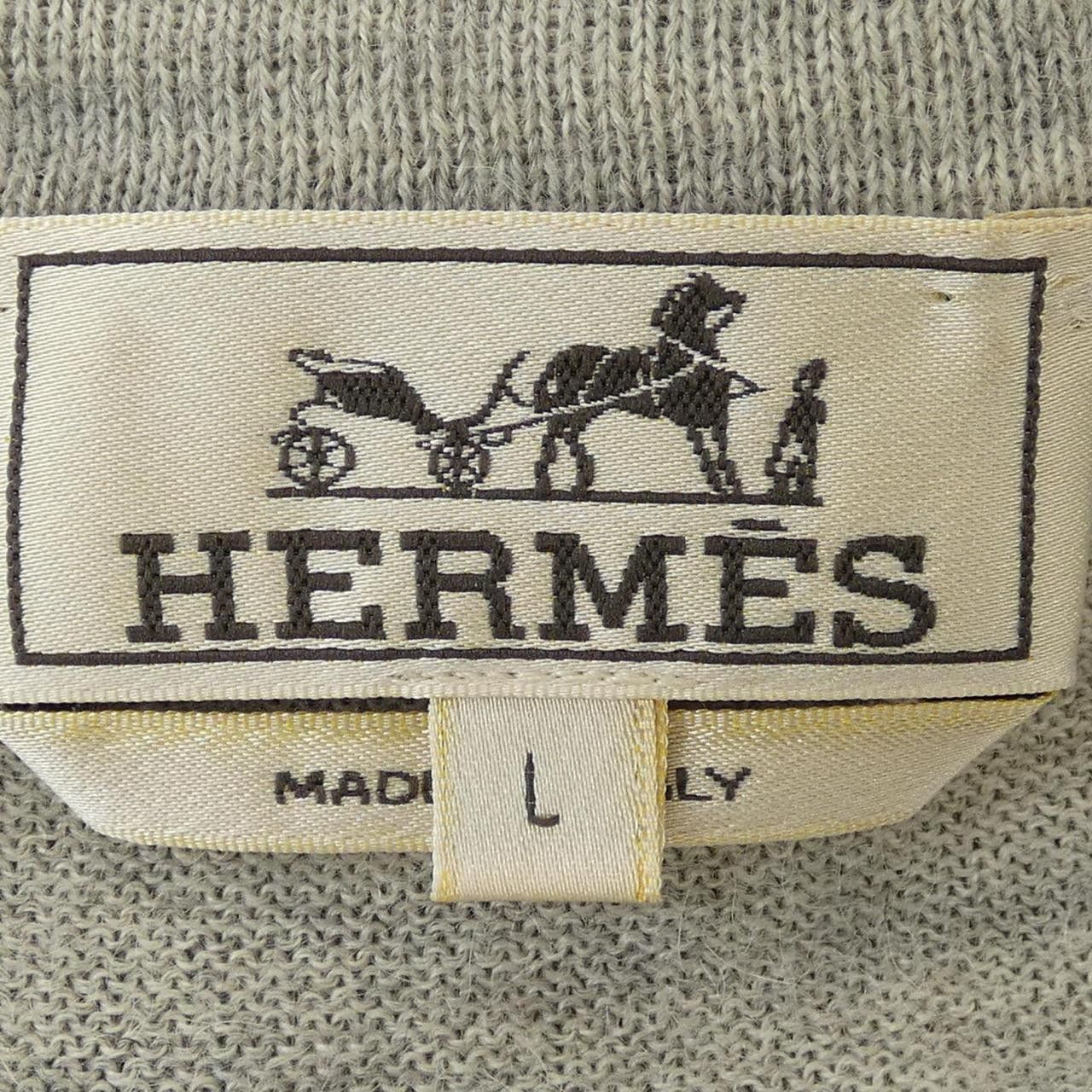 Hermes Hermes Hermès Wool Cardigan Textile Tops DUTY FREE for USA Size ONE SIZE - 4 Thumbnail