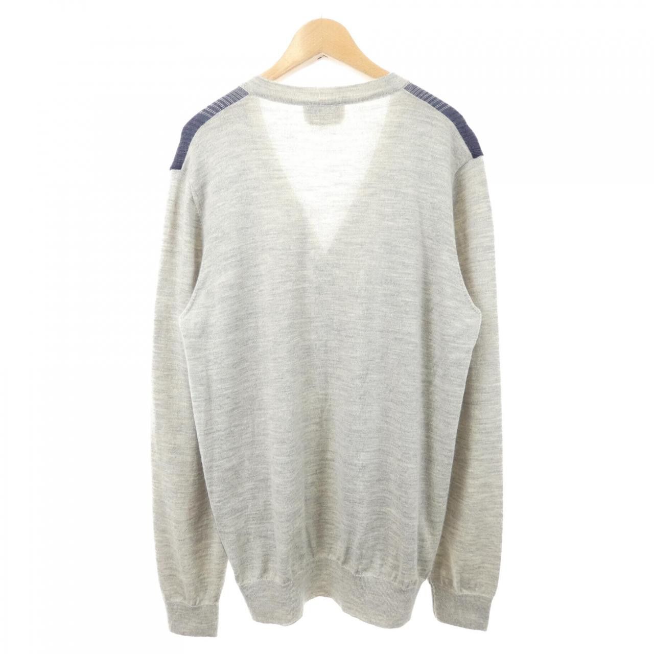 Hermes Hermes Hermès Wool Cardigan Textile Tops DUTY FREE for USA Size ONE SIZE - 2 Thumbnail