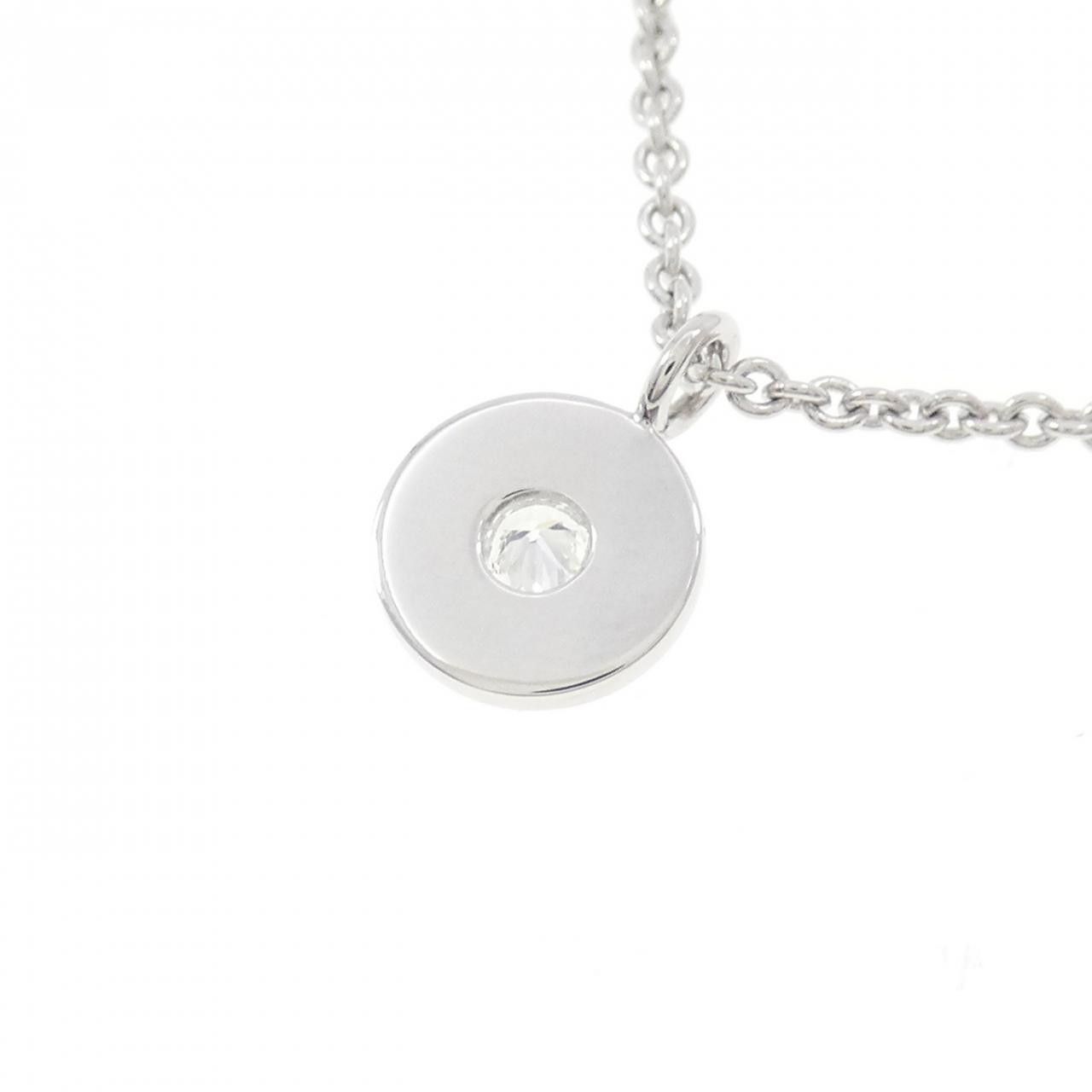 Tiffany & Co. Tiffany & Co. Tiffany 1837 Circle 750 White Gold Diamond Necklace Precious Metal Necklace 60011647 DUTY FREE for USA Size ONE SIZE - 4 Thumbnail