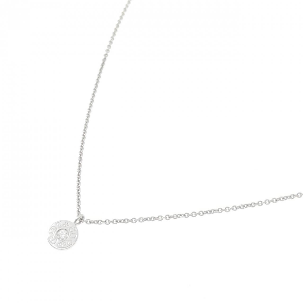 Tiffany & Co. Tiffany & Co. Tiffany 1837 Circle 750 White Gold Diamond Necklace Precious Metal Necklace 60011647 DUTY FREE for USA Size ONE SIZE - 2 Thumbnail