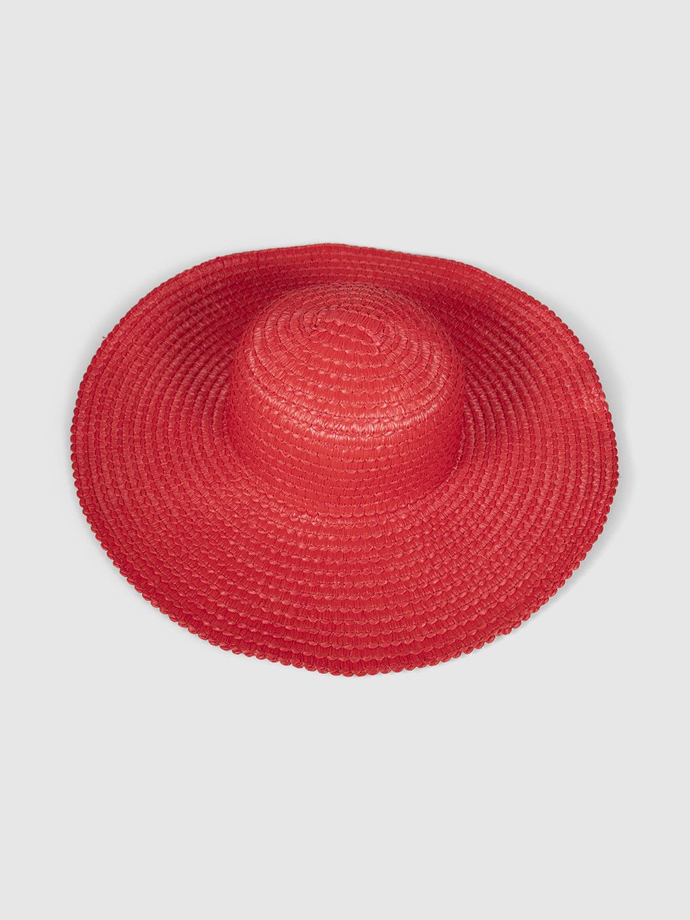 La Perla Red Wide Brim Sun Hat Size ONE SIZE - 3 Thumbnail