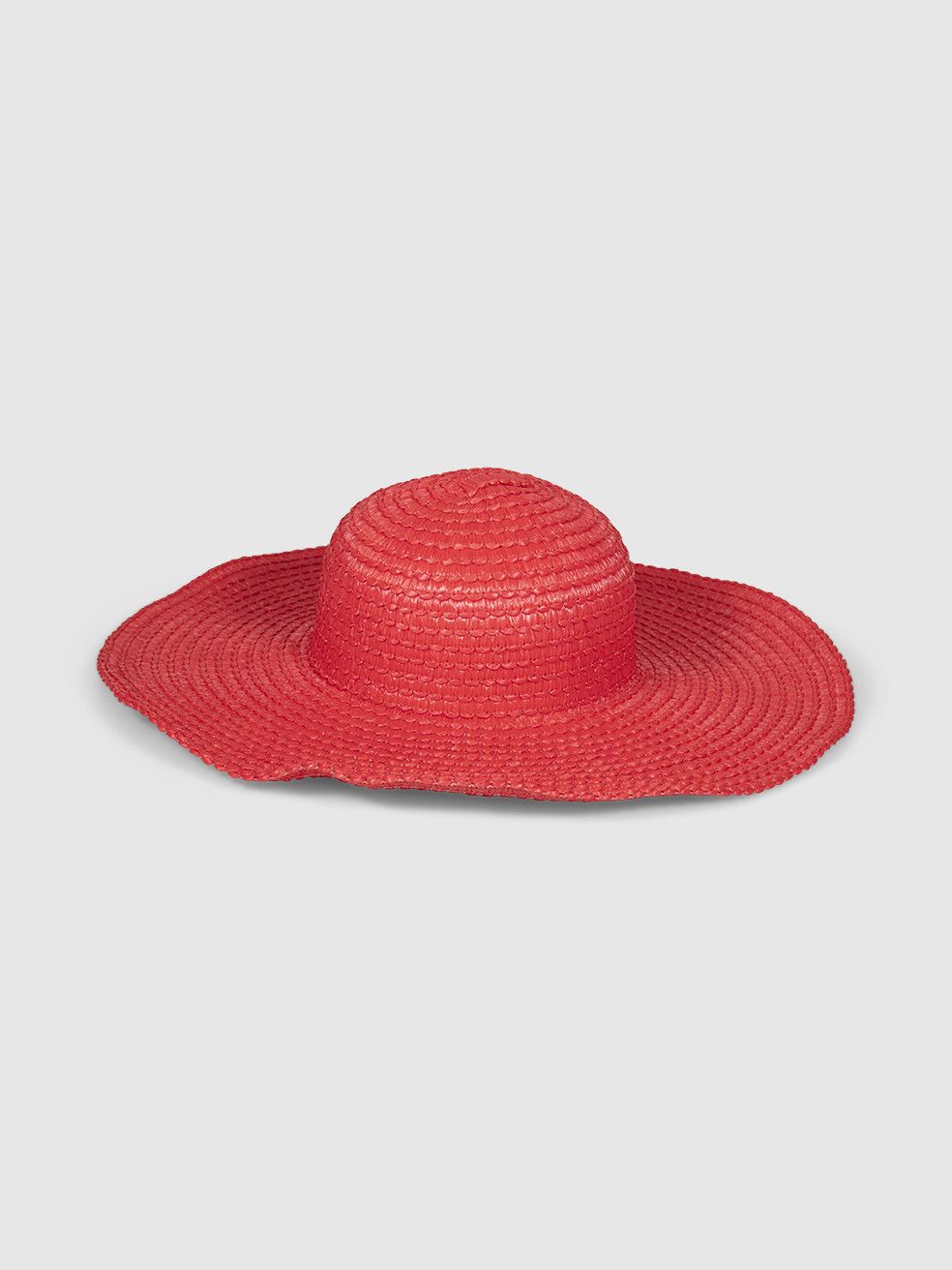 La Perla Red Wide Brim Sun Hat Size ONE SIZE - 2 Thumbnail