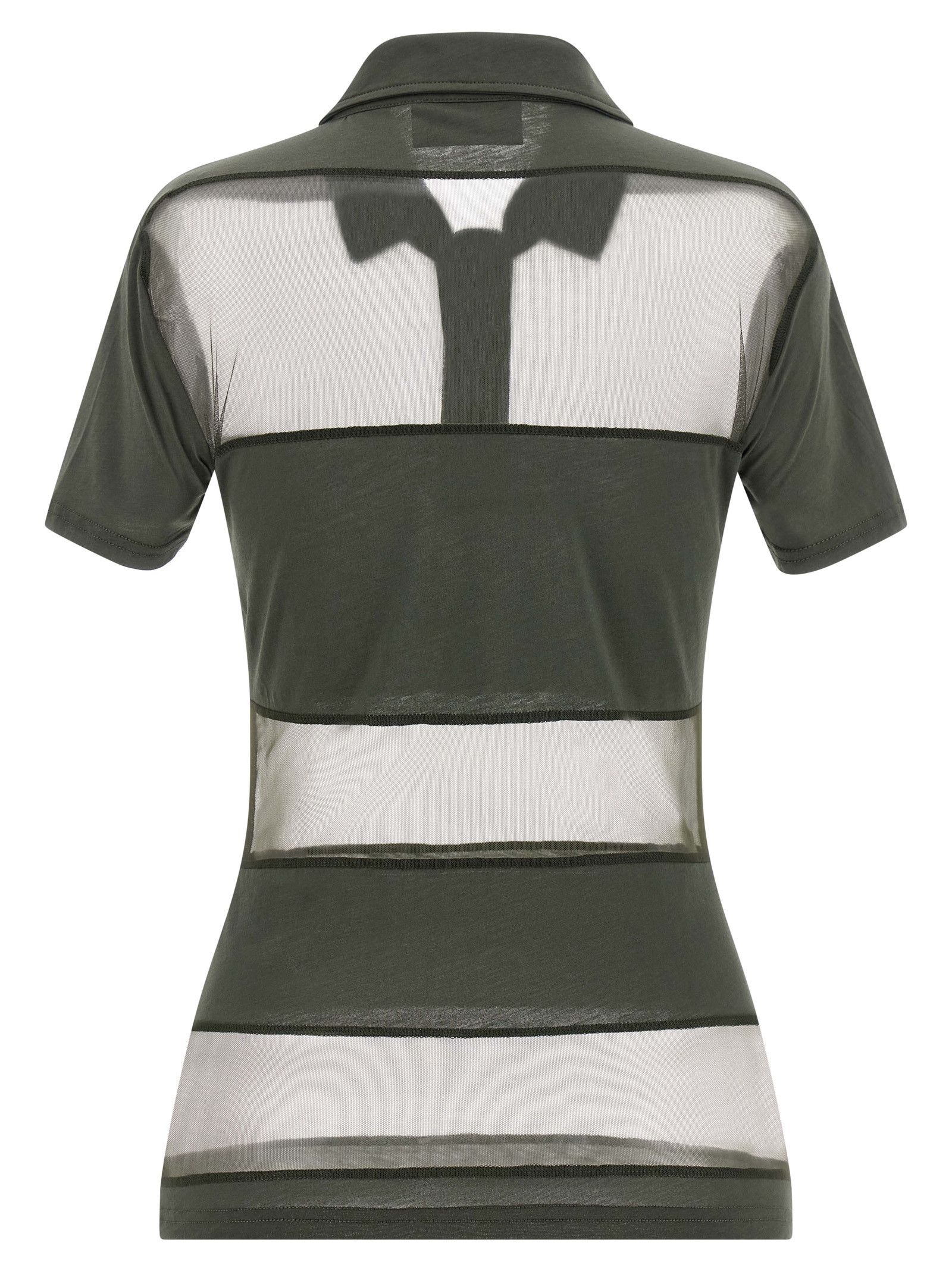 Coperni 'Sheer Striped' Polo Shirt Size M / US 6-8 / IT 42-44 - 2 Thumbnail