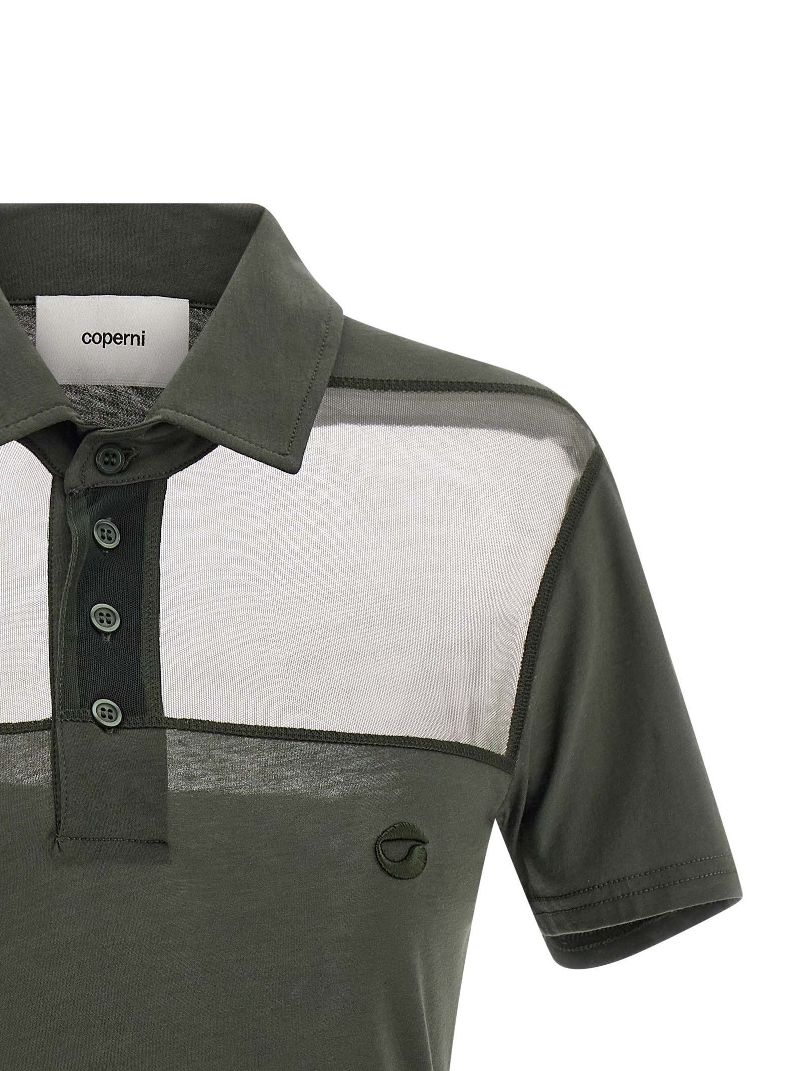 Coperni 'Sheer Striped' Polo Shirt Size XS / US 0-2 / IT 36-38 - 3 Thumbnail