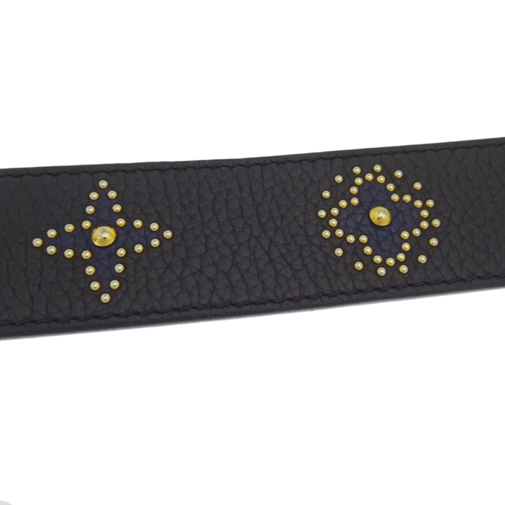 Louis Vuitton Louis Vuitton Women's Shoulder Strap Leather Navy with Initials "K.S." Size ONE SIZE - 10 Thumbnail