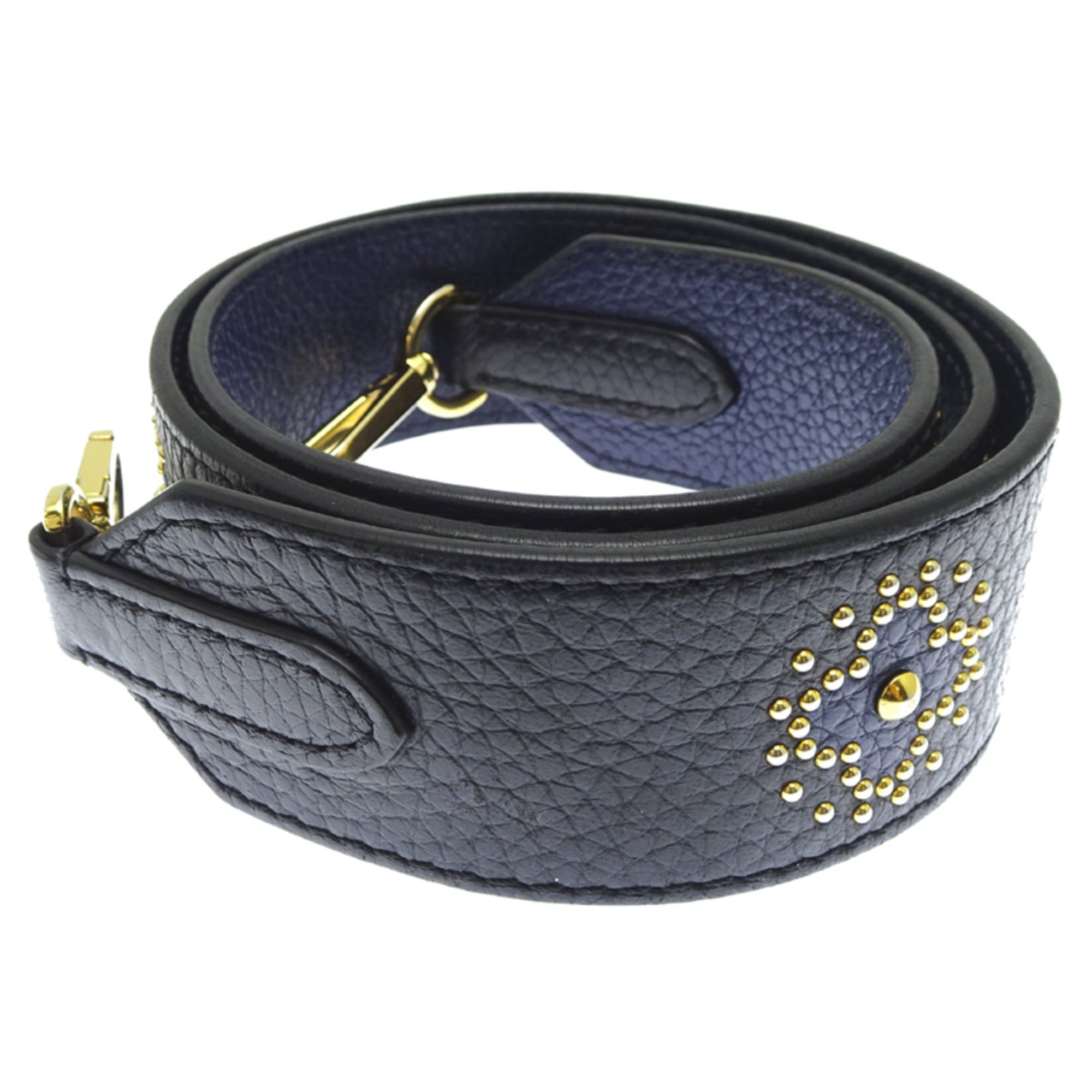 Louis Vuitton Louis Vuitton Women's Shoulder Strap Leather Navy with Initials "K.S." Size ONE SIZE - 6 Thumbnail