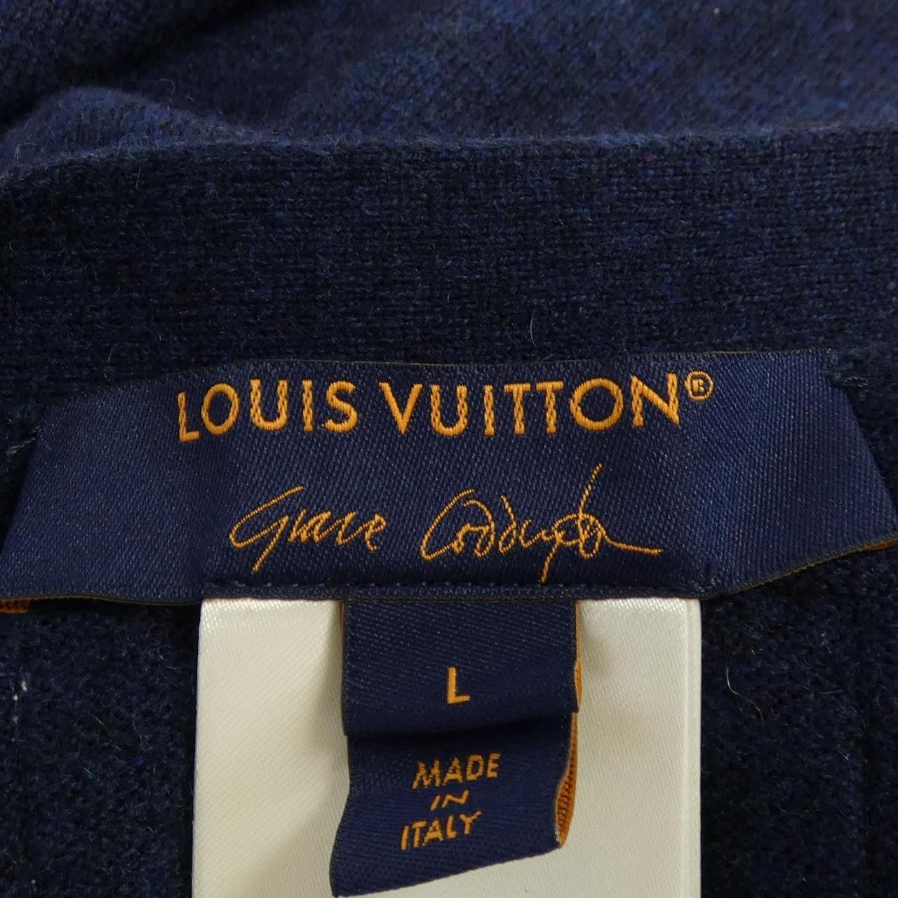 Louis Vuitton Louis Vuitton Louis Vuitton Grace Coddington Cashmere Cardigan Textile Tops FUKC01VRA DUTY FREE for USA Size ONE SIZE - 4 Thumbnail