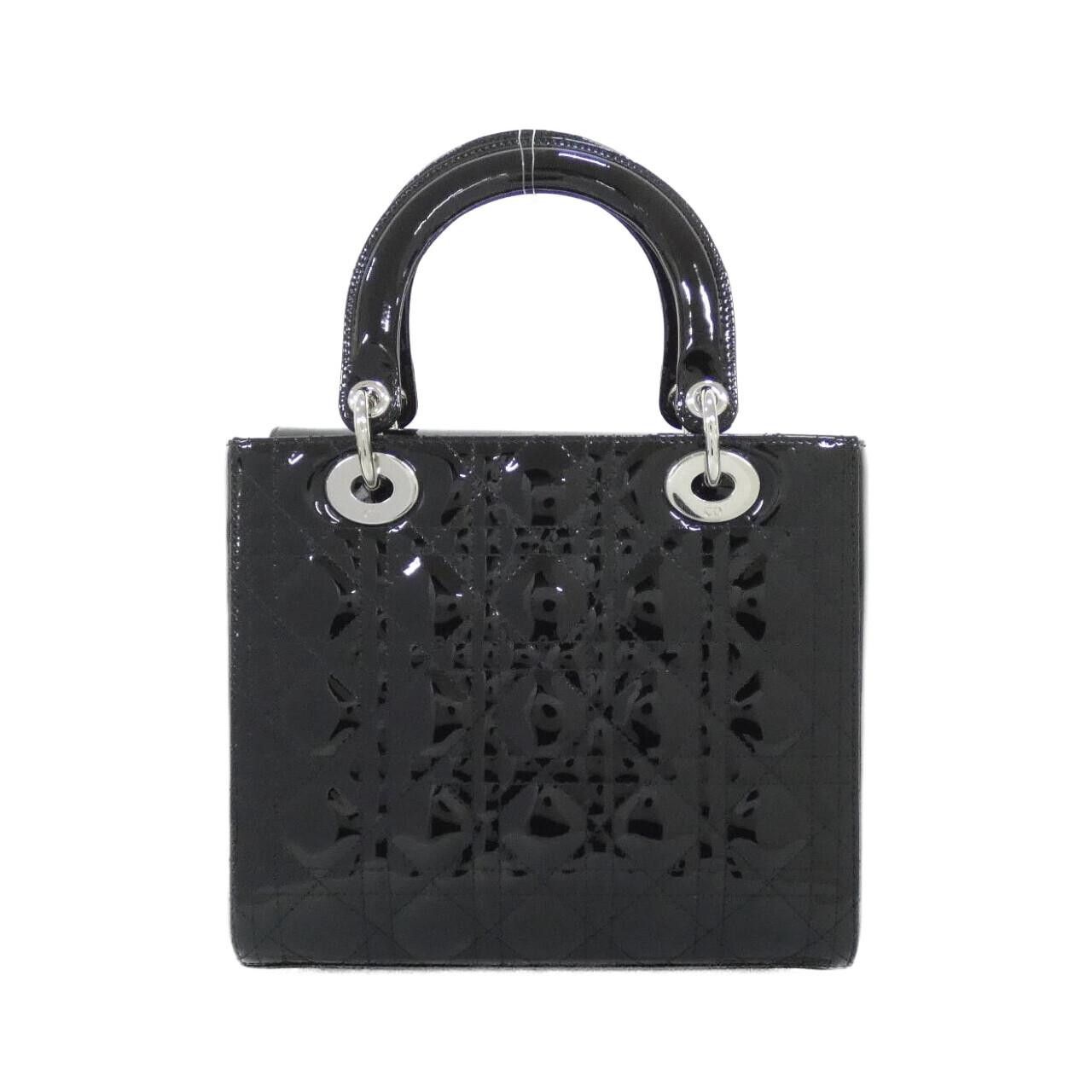 Dior Dior Christian Dior Lady Dior Patent Bag Plastic / Synthetic Handbag M0565PWCB DUTY FREE for USA Size ONE SIZE - 2 Thumbnail