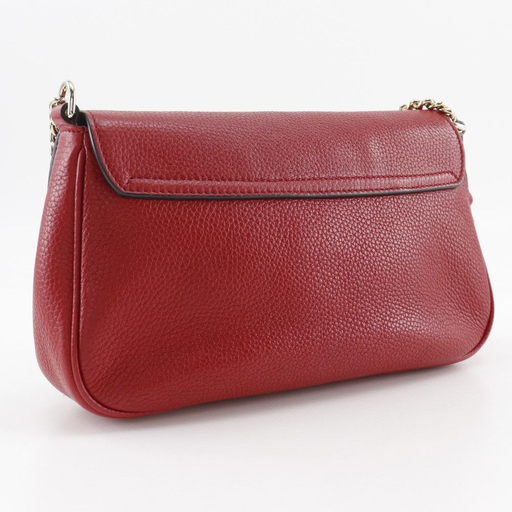Gucci Gucci Gucci Soho Interlocking G Leather Shoulder Bag Leather Shoulder Bag 536224 DUTY FREE for USA Size ONE SIZE - 3 Thumbnail