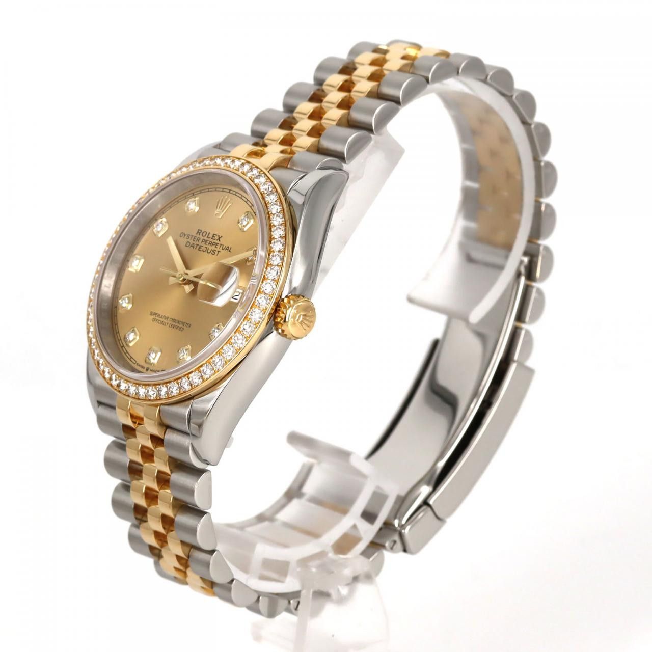 Rolex Rolex Rolex Datejust Stainless Steel x Yellow Gold Watch Metal Automatic 126283RBR DUTY FREE for USA Size ONE SIZE - 2 Thumbnail
