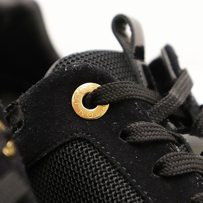 Louis Vuitton Louis Vuitton Louis Vuitton Run Away Line Suede Nubuck Calf Leather Patent Monogram Sneaker Leather Shoes 1A3CWB DUTY FREE for USA Size ONE SIZE - 12 Thumbnail