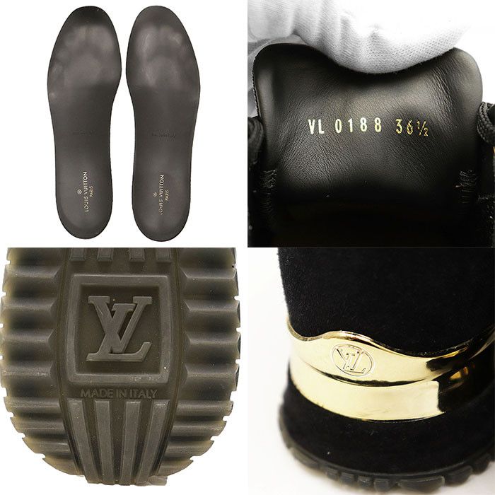 Louis Vuitton Louis Vuitton Louis Vuitton Run Away Line Suede Nubuck Calf Leather Patent Monogram Sneaker Leather Shoes 1A3CWB DUTY FREE for USA Size ONE SIZE - 10 Thumbnail