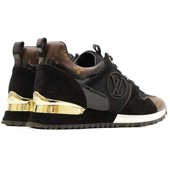 Louis Vuitton Louis Vuitton Louis Vuitton Run Away Line Suede Nubuck Calf Leather Patent Monogram Sneaker Leather Shoes 1A3CWB DUTY FREE for USA Size ONE SIZE - 16 Thumbnail