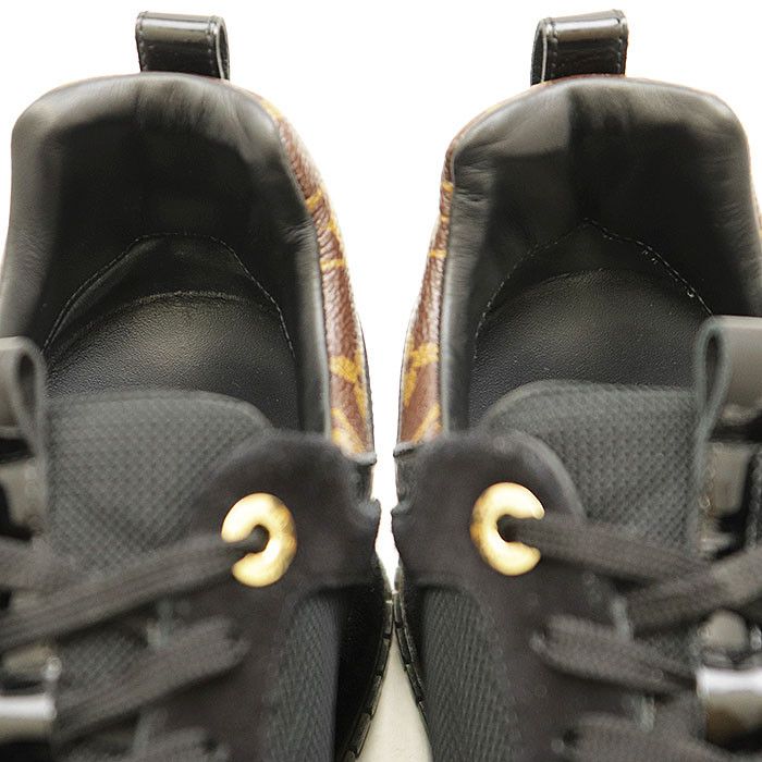 Louis Vuitton Louis Vuitton Louis Vuitton Run Away Line Suede Nubuck Calf Leather Patent Monogram Sneaker Leather Shoes 1A3CWB DUTY FREE for USA Size ONE SIZE - 8 Thumbnail