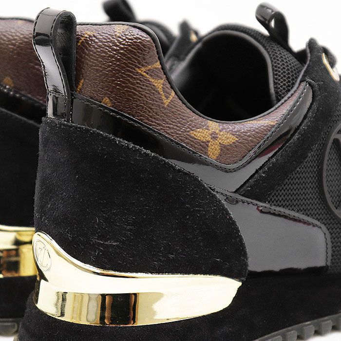 Louis Vuitton Louis Vuitton Louis Vuitton Run Away Line Suede Nubuck Calf Leather Patent Monogram Sneaker Leather Shoes 1A3CWB DUTY FREE for USA Size ONE SIZE - 13 Thumbnail