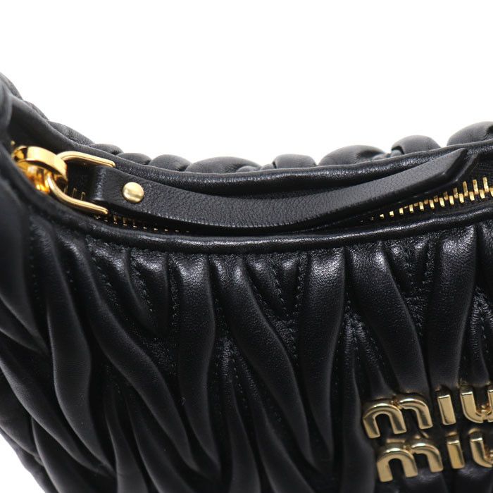 Miu Miu Miu Miu Miu Miu Wander Matelassé Leather 2way Shoulder Bag Leather Shoulder Bag 5BC125_AN88_F0002_V_OOY DUTY FREE for USA Size ONE SIZE - 5 Thumbnail