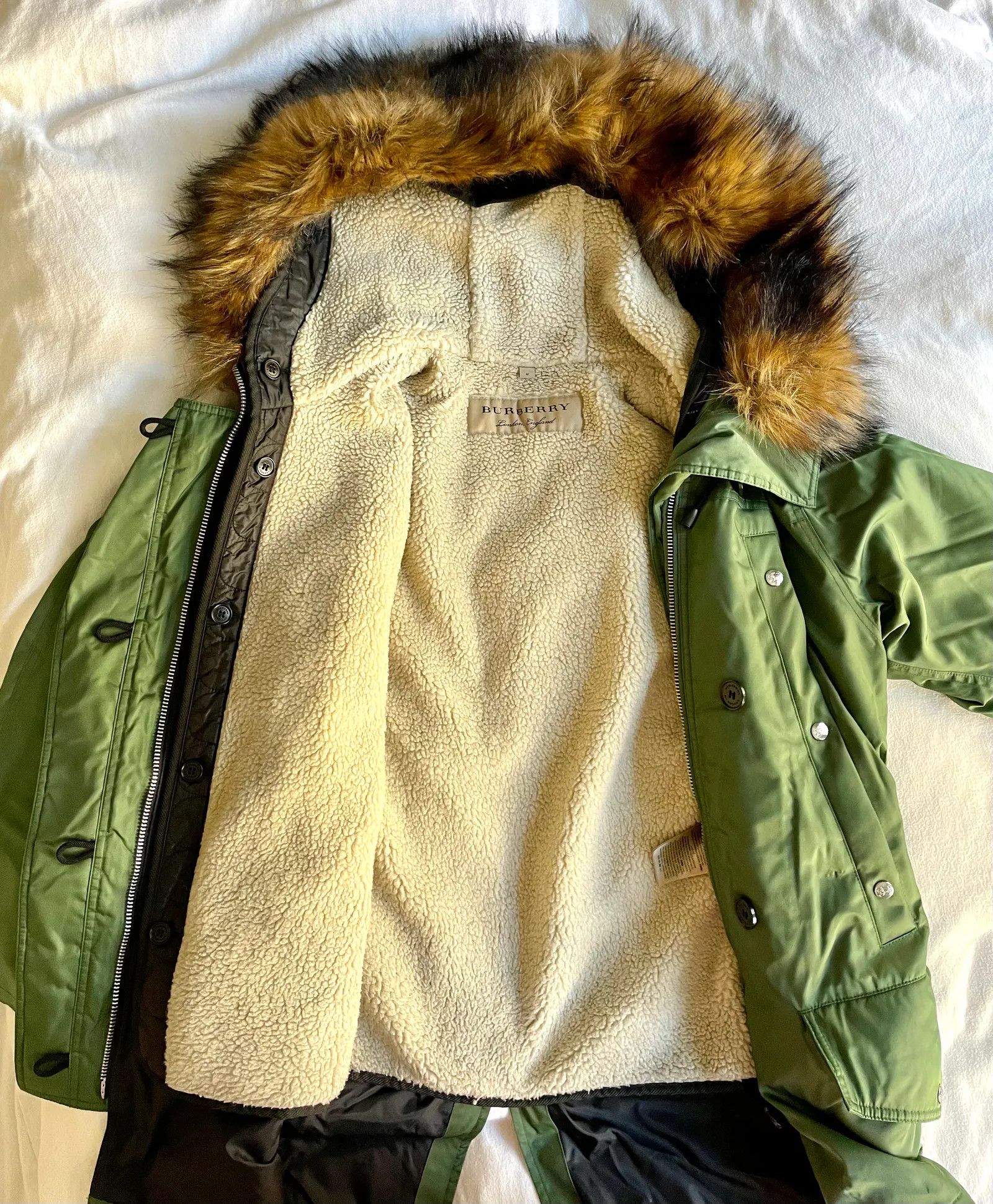 Burberry Burberry Lanfair Parka Coat Size S / US 4 / IT 40 - 4 Thumbnail
