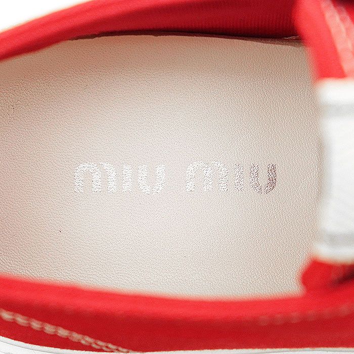 Miu Miu Miu Miu Miu Miu 5E004D Cotton Sneakers Textile Shoes 5E004D DUTY FREE for USA Size ONE SIZE - 11 Thumbnail