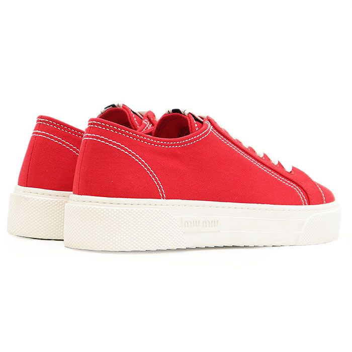 Miu Miu Miu Miu Miu Miu 5E004D Cotton Sneakers Textile Shoes 5E004D DUTY FREE for USA Size ONE SIZE - 15 Thumbnail