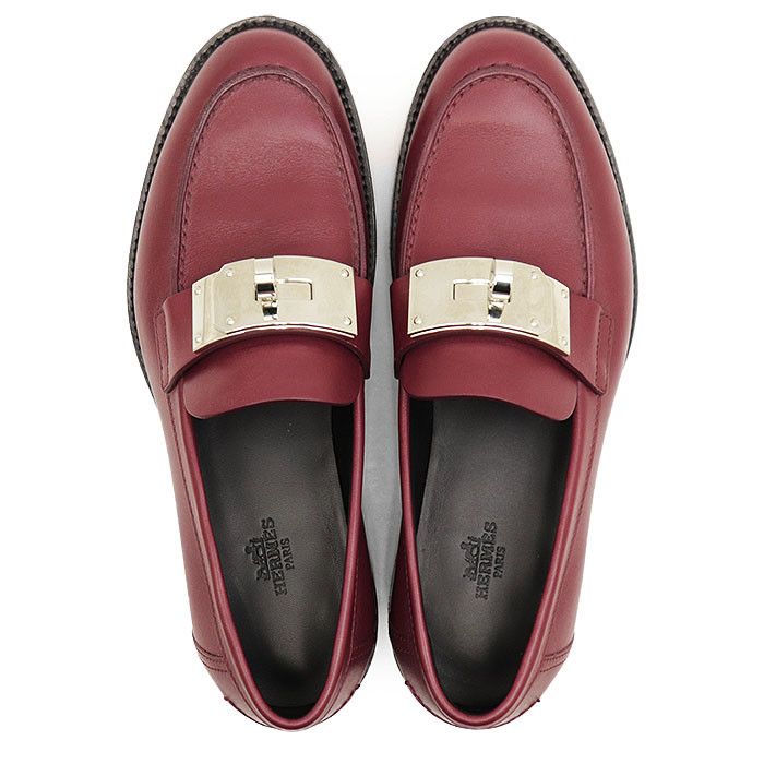 Hermes Hermes Hermès Mocassin Hot Calfskin Loafer Leather Shoes DUTY FREE for USA Size ONE SIZE - 7 Thumbnail