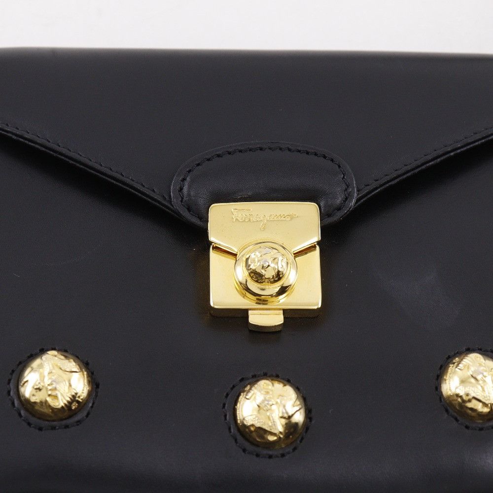 Salvatore Ferragamo Salvatore Ferragamo Salvatore Ferragamo 2WAY Clutch Leather 2way Shoulder Bag Leather Crossbody Bag DQ-21 5640 DUTY FREE for USA Size ONE SIZE - 8 Thumbnail
