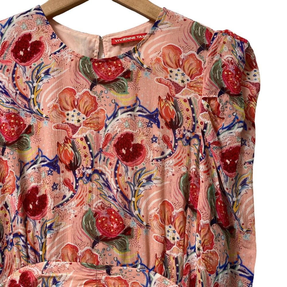 Other Other Vivienne Tam Flower Sheer Dress Others Dresses DUTY FREE for USA Size ONE SIZE - 2 Thumbnail