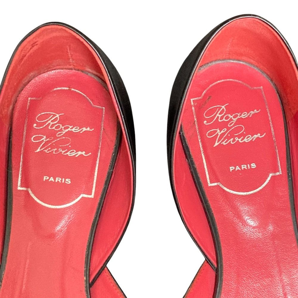 Roger Vivier Roger Vivier Roger Vivier DORSAY SEXY CHOC FLAT Flat Shoes Leather Shoes DUTY FREE for USA Size ONE SIZE - 8 Thumbnail