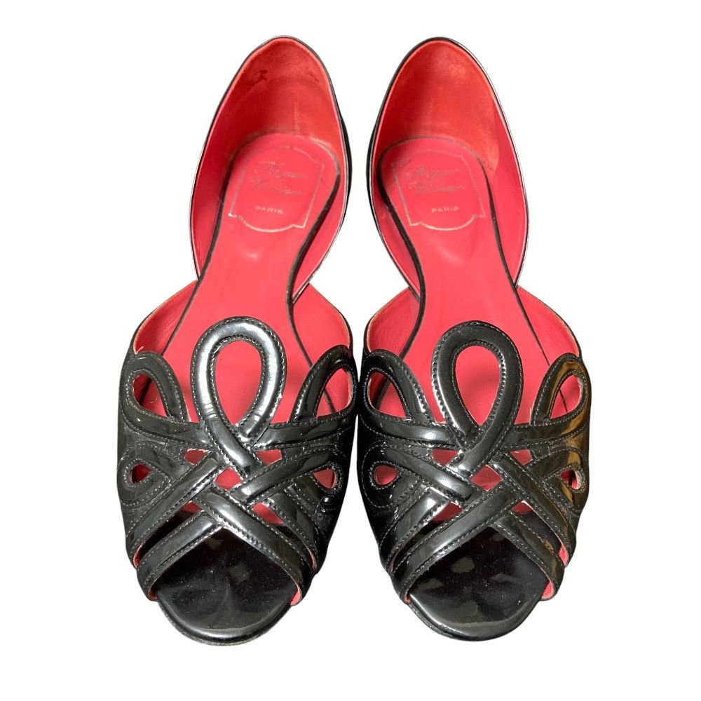 Roger Vivier Roger Vivier Roger Vivier DORSAY SEXY CHOC FLAT Flat Shoes Leather Shoes DUTY FREE for USA Size ONE SIZE - 2 Thumbnail